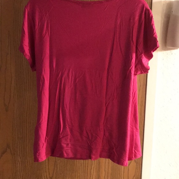 NWOT Iliad U S A Fuchsia v-neck top AU size 3XL - Picture 9 of 10